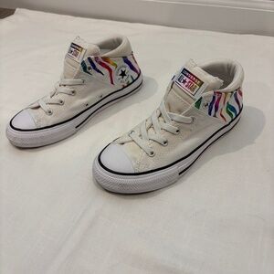 Converse Chuck Taylor All Star Madison Mid Top Zebra - Size Junior 3.5